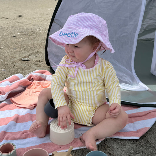 Child's Seersucker Sunhat