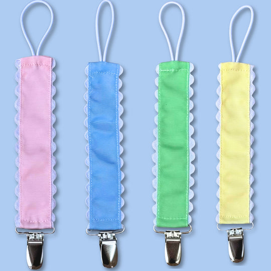Grosgrain Ribbon Pacifier Clips