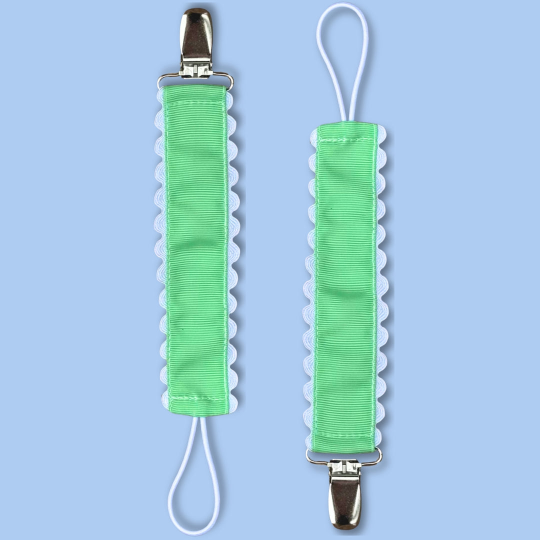 Grosgrain Ribbon Pacifier Clips