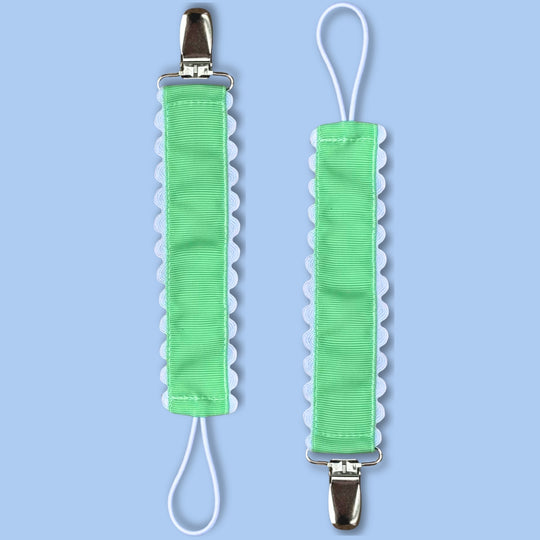 Grosgrain Ribbon Pacifier Clips