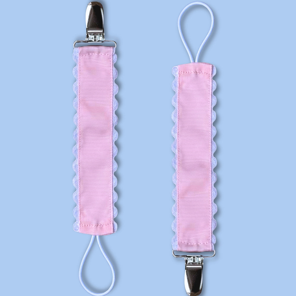 Grosgrain Ribbon Pacifier Clips