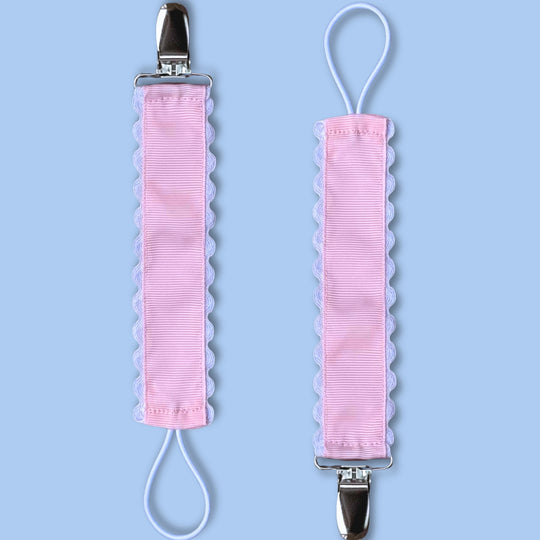 Grosgrain Ribbon Pacifier Clips