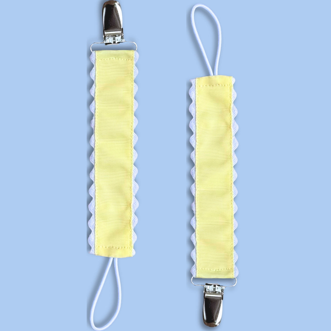 Grosgrain Ribbon Pacifier Clips