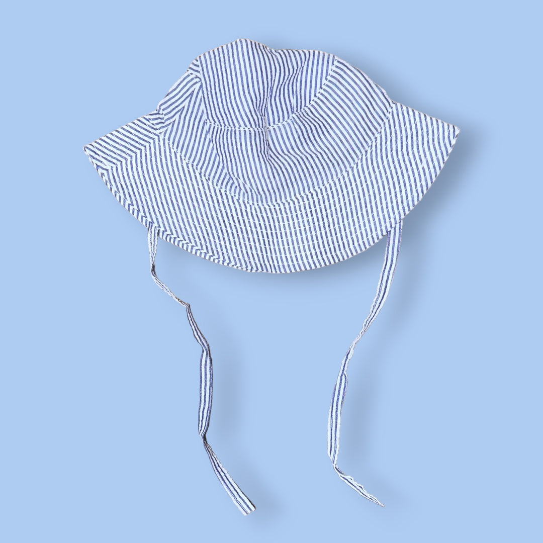 Child's Seersucker Sunhat