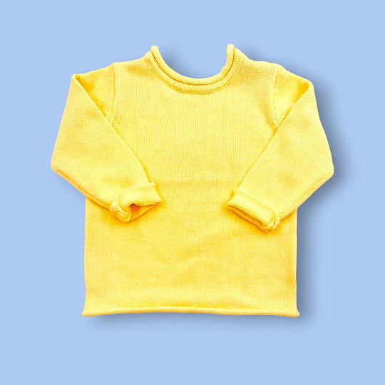 Single-Color Roll Neck Sweaters