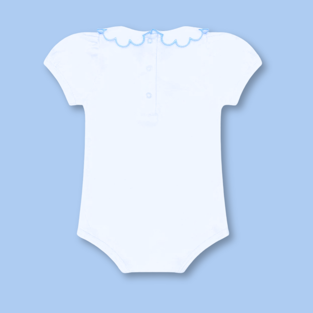 Nellapima - Nella Scallops Short Sleeve Onesie